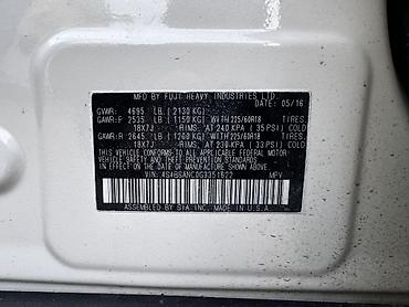 Subaru: Subaru Outback: 2016 г., 2.5 л, Вариатор, Бензин, Универсал — 12