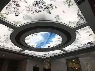 Натяжной потолок: Натяжной потолок 3D потолки, Матовое, Глянцевое Бесплатная консультация, Бесплатный замер, Гарантия — 3