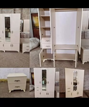 Dolablar: Yeni, Açılan, 4 qapılı Düz dolab, Dolab-asılqan, Azərbaycan — 5