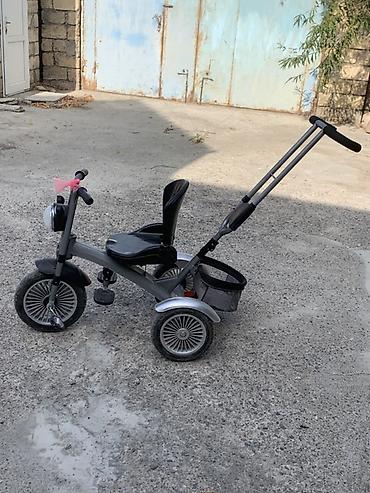 velosiped 3 teker: Kiçik uşaq üçün maçalkalı oturacağıda var taxılı deyil sadəcə Ön — 6