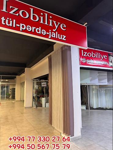Шторы и жалюзи: İzobiliye mağazasına pərdə tikməyi və paltar təmiri bacaran təcrübəli — 1