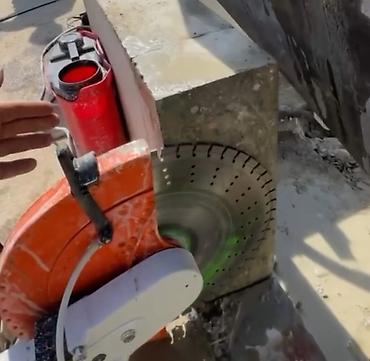 Beton işləri: Beton kəsimi və deşmə xidməti - Dəqiq və təmiz kəsim: dəmirbeton — 3