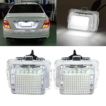 led işıqlar maşın üçün: Mercedes w204w212w221w222 led nomre isigi — 5