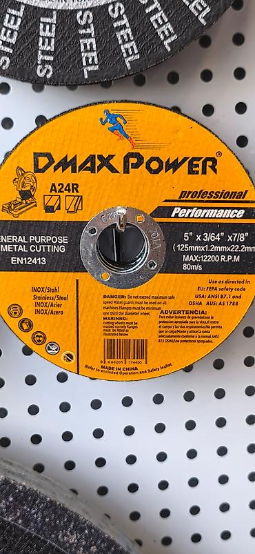 DMAX POWER A24R – metal kəsici disk - İstifadə sahəsi: ümumi