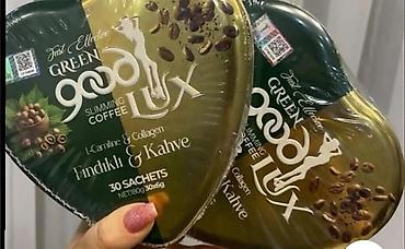 dəniz məhsulları satışı: Məhsul: Good Lux Green Slimming Coffee – Fındıqlı & Qəhvə — 1