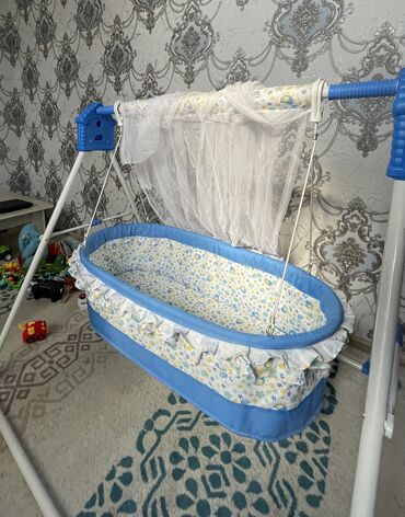 спальные кравать: Люлька, Новый, Качалка, цвет - Белый, Самовывоз, Платная доставка