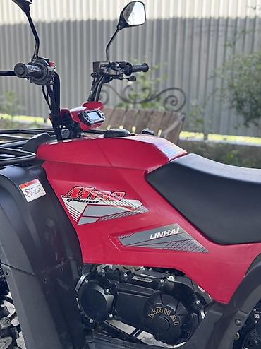 детские квадрацыклы: Квадроцикл Linhai M170 пробег - 700км - Двигатель: 4‑тактный — 4