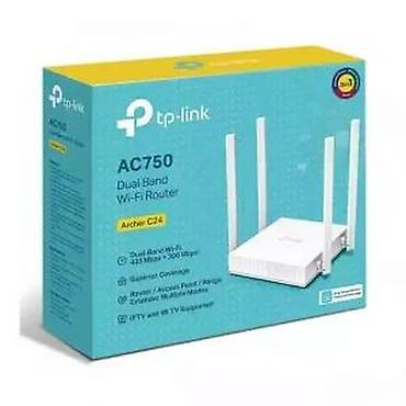 Modemi, ruteri i mrežni uređaji: TP-Link Archer C24 – AC750 Dual Band Wi‑Fi ruter - Dvopojasni Wi‑Fi — 13