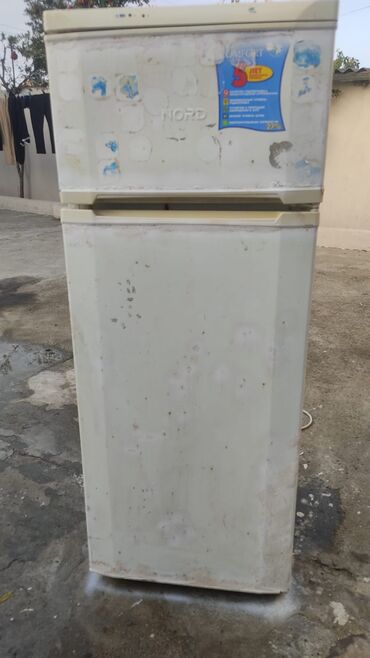 Aş qazanı: İşlənmiş 2 qapılı Nord Soyuducu Satılır, rəng - Ağ