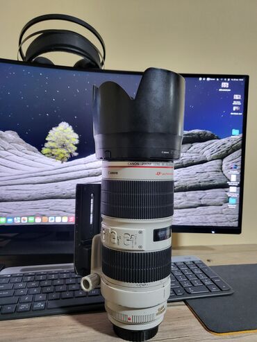 Объективы и фильтры: EF 70-200 USM II F2,8 
состояние рабочих