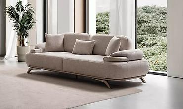 ev dizaynlari kataloq: Yeni, Divan, 2 kreslo, Divan, Bazasız, Açılan — 4
