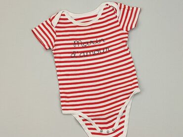 czerwone body niemowlęce: Body, 9-12 m, 
stan - Dobry