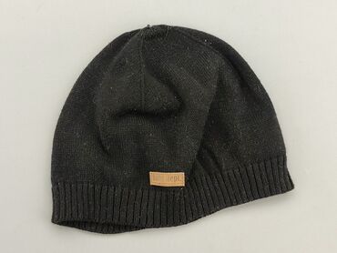 czarne czapki z daszkiem: Hat, 38-39 cm, condition - Very good