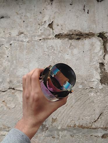 avto aksesuarlar topdan satış: Avtomobil egzoz başlığı – universal, göy qurşağı (neochrome) rəngli — 6