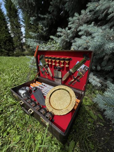 Шашлычные наборы: Шашлычный люксовый набор в продаже и уже в Бишкеке! Кизлярские наборы — 8