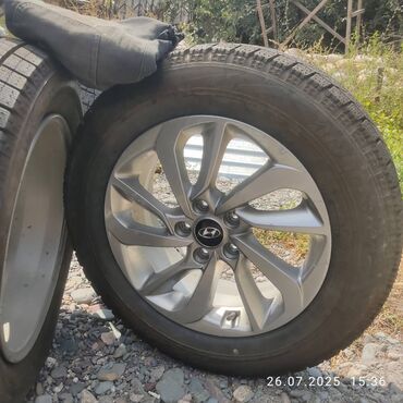 соната запаска: Дөңгөлөктөр монтажда 225 / 60 / R 17, Кыш, Колдонулган, Жеңил унаалар, Куйма, тешиктери - 5