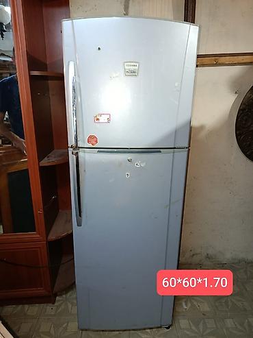 a 70: İşlənmiş 2 qapılı Toshiba Soyuducu Satılır, rəng - Gümüşü — 1