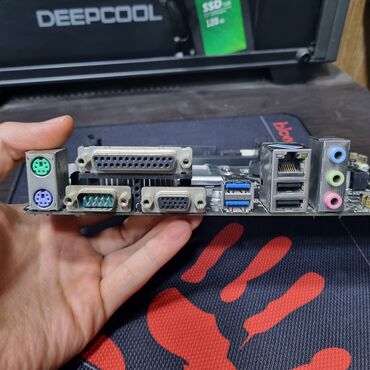 Материнские платы: Материнская плата, Б/у, Gigabyte, LGA1150, Micro-ATX, Для ПК — 3