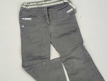 szare jeansy wysoki stan: Spodnie jeansowe, 2-3 lat, 92/98, stan - Dobry