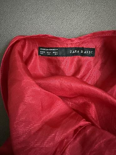 zar: Платье ZARA BASIC - Цвет: яркий кораллово‑розовый с открытой спиной — 1