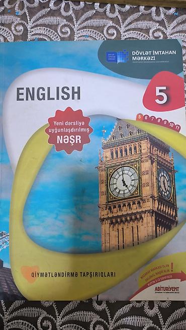 Testlər: İngilis dili üzrə test və çalışma kitabları dəsti - DİM “English 5” – — 1