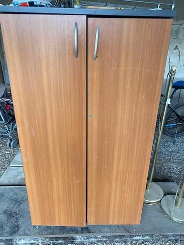 дверцы: Универсальный двухдверный шкаф с деревянными фасадами, выполненный в — 5