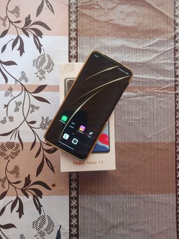 Xiaomi: Xiaomi Redmi Note 11, 128 GB, rəng - Göy, 
 Zəmanət, Sensor, Barmaq izi