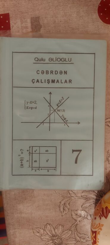 Kitablar, jurnallar, CD, DVD: Cəbr çalışma kitabı.QULU m kitabı.5 manat