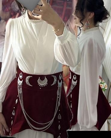 бархат: Традиционный пояс-кошелек для ансамбля в восточном/этническом стиле — 1