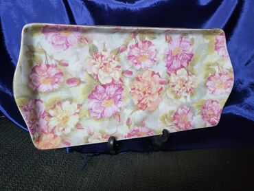 Ostalo posuđe: Tanjir vintaz porcelanaki Barok. Tanjir porcelanski perfektan,pozlata — 2