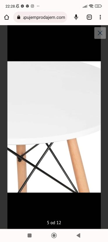 Setovi stolova i stolica: Potpuno novi prejaki stolovi u fabrickom pakovanju Dostupni u na lalafo.rs — 5 Setovi stolova i stolica: Potpuno novi prejaki stolovi u fabrickom pakovanju Dostupni u — 5