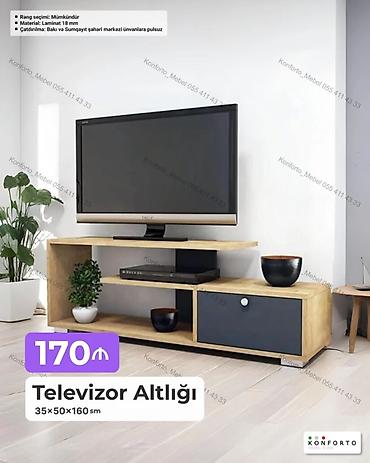 Ev və bağ: Televizor Altlığı Ölçü: 35 × 50 × 160 sm Material: 18 mm laminat — 1
