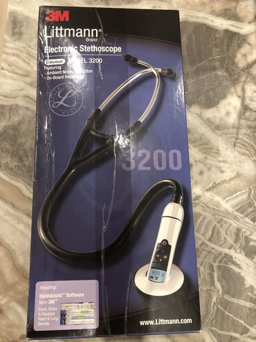 tibbi tullantı qabları: ЗМ™ Littmann™ 3200 является электронным стетоскопом, рекомендованным