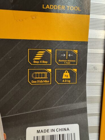 Складные стремянки-лестницы: Складная стремянка-лестница, Материал: Металл, Новый, Для дома, Высота: До 2 м — 6