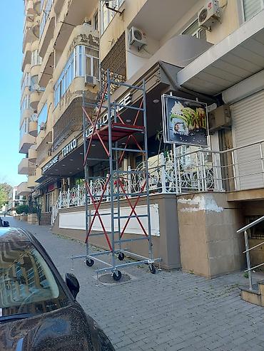 azərbaycan gerbi şəkilləri: Metal mobil iskele (rolikli) – təmir-tikinti və hündürlükdə işlər — 6