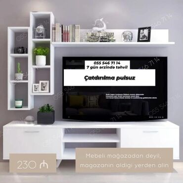 тв тумбы на заказ: Tv stend tv alti sifarisle hazırlanır. ⚜️Rəng ve olcu seçimi var