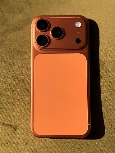 Мобильные телефоны: IPhone 17 Pro Max, Б/у, 256 ГБ, Оранжевый, Чехол, 95 % — 3