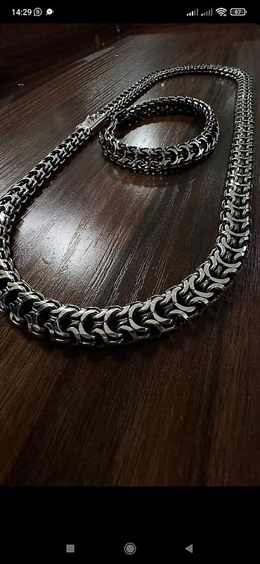 Серебряные цепочки: Цепочка, Проба 925, Мужские, Новый — 4