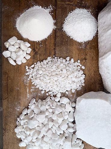 Мраморная крошка: Мраморная крошка, Белый, Ландшафтная, В мешках — 11