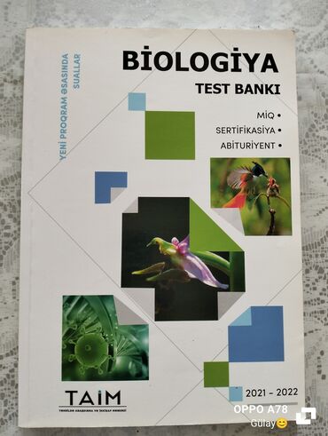 taim kurikulum kitabı pdf yukle: TAİM biologiya test bankı