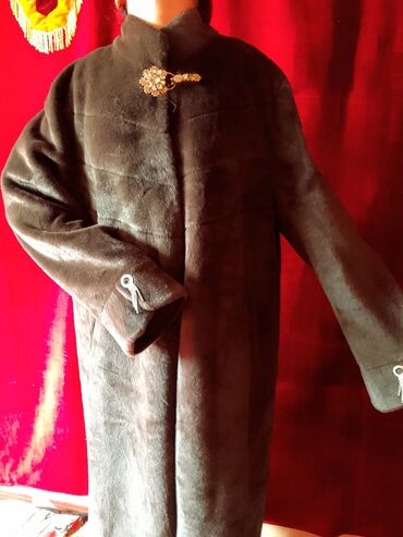 Шубы: Шуба, Норка, Длинная модель, 8XL — 6