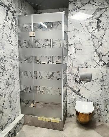 Душевые перегородки и ограждения: Душевые перегородки из стекла на заказ | Душевые кабины | Бишкек — 3