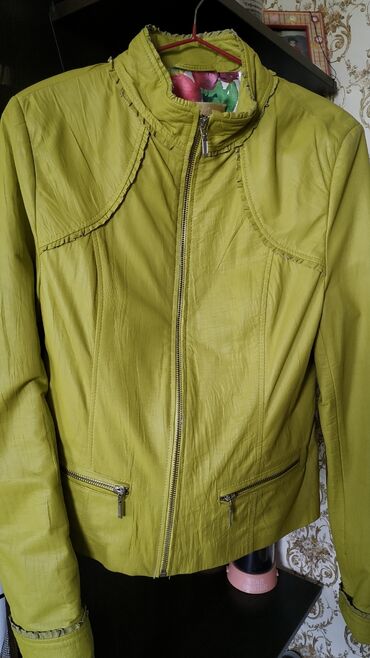 женские куртки парки: Кожаная куртка, S (EU 36), M (EU 38)