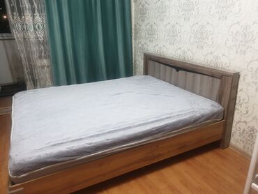 кровать мебель: Эки кишилик керебет, Колдонулган, Матрасы бар, узуну - 2 см