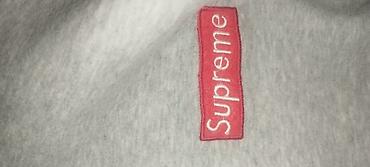 pull and: Мужская толстовка, L, Supreme, Новый, цвет - Серый, Самовывоз, Платная доставка — 3