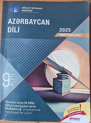 Kitablar və jurnallar: Məhsul: “Azərbaycan dili – 2025 Test Toplusu” Nəşriyyat/İstehsalçı — 1