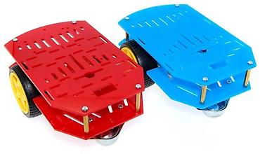 oyuncaq robot: Çoxməqsədli Mobil Robot Platforması – Qırmızı İki mərtəbəli, rəngli — 4