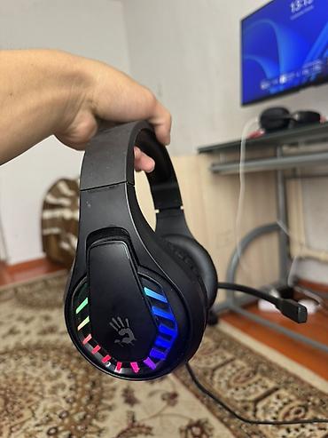 Кулакчындар: Игровая гарнитура Bloody (A4Tech) с подсветкой RGB - Полноразмерные — 1