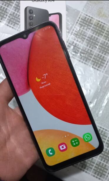 тилифон ош: Samsung Galaxy A14, Колдонулган, 128 ГБ, түсү - Кара, 1 SIM, 2 SIM