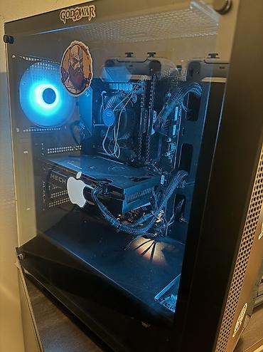 Masaüstü kompüterlər və iş stansiyaları: Ekran kartı: AMD RADEON RX6600XT MSI MECH 2x (Rtx3060 tan biraz — 3